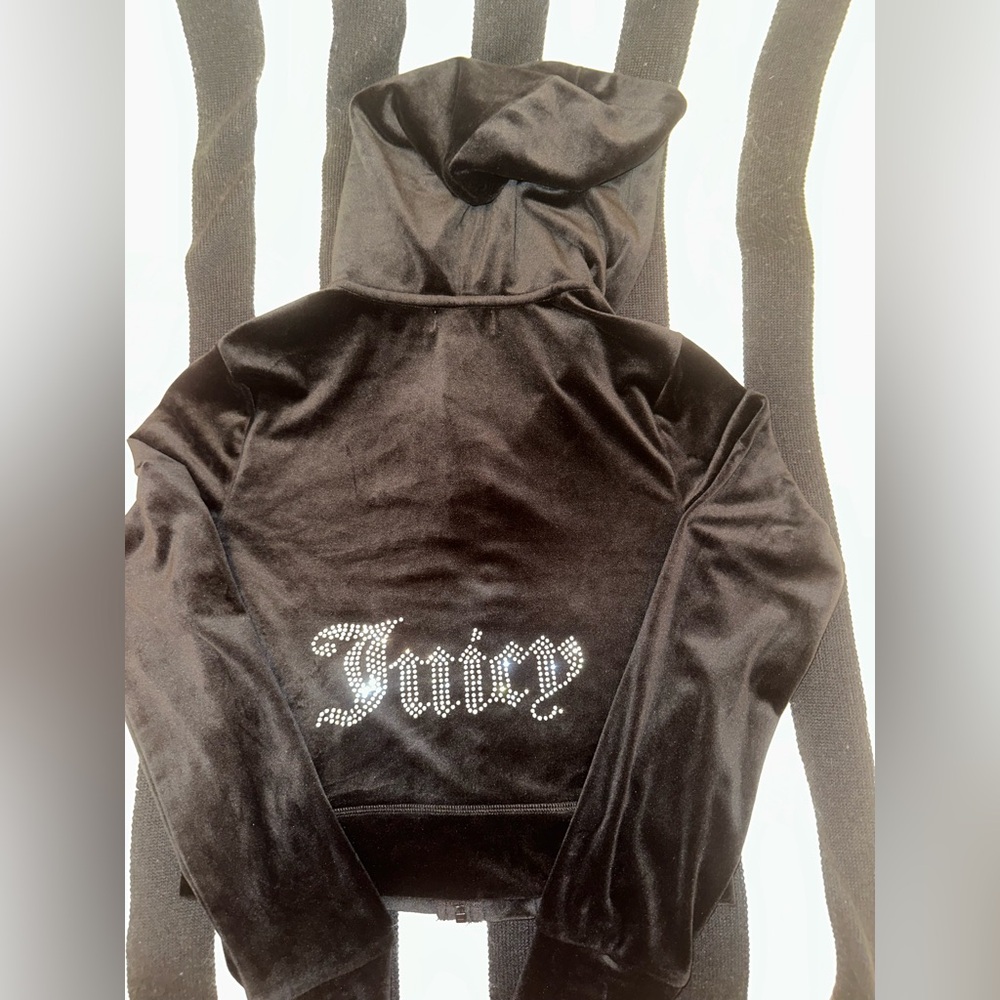 Juicy Couture Black Velour Jacket